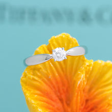 Lade das Bild in den Galerie-Viewer, Tiffany & Co. Verlobungsring Platin 950- Gr.51 - Box & Zertifikat 0,23 ct - VVS1
