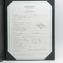 Lade das Bild in den Galerie-Viewer, Tiffany & Co. Verlobungsring Platin 950-Gr.51 - Box & Zertifikat 0,31 ct - VS1