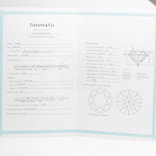 Lade das Bild in den Galerie-Viewer, Tiffany & Co.Verlobungsring Platin 950 - Gr.49 - Box & Zertifikat 0,26 ct - VS2