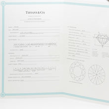 Lade das Bild in den Galerie-Viewer, Tiffany & Co. Verlobungsring Platin 950- Gr.50 - Box & Zertifikat 0,20 ct - VVS2