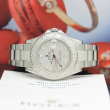 Lade das Bild in den Galerie-Viewer, Rolex Yachtmaster Medium Stahl/Platin Ref: 168622 mit Rolex Box & Papiere