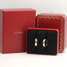 Lade das Bild in den Galerie-Viewer, Cartier Trinity Ohrclips 18KT Gold mit Cartier Box & Papiere