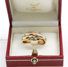 Lade das Bild in den Galerie-Viewer, Cartier Trinity Tricolour 18KT Gold mit Cartier Box in Gr. 55