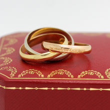 Lade das Bild in den Galerie-Viewer, Cartier Trinity Tricolour 18KT Gold mit Cartier Box in Gr. 55