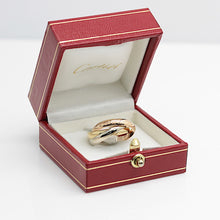 Lade das Bild in den Galerie-Viewer, Les must de Cartier Trinity Tricolour 18KT Gold mit Cartier Box in Gr. 51