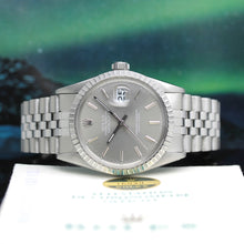 Lade das Bild in den Galerie-Viewer, Rolex Datejust Stahl Ref : 16030 mit Rolex Box & Papiere von 1986