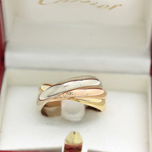 Lade das Bild in den Galerie-Viewer, Cartier Trinity Tricolour 18KT Gold mit Cartier Box in Gr. 54