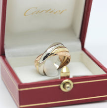 Lade das Bild in den Galerie-Viewer, Les must de Cartier Trinity Tricolour 18KT Gold mit Cartier Box in Gr. 53