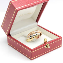 Lade das Bild in den Galerie-Viewer, Les must de Cartier Trinity Tricolour 18KT Gold mit Cartier Box in Gr. 52