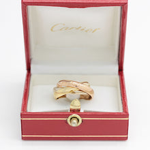 Lade das Bild in den Galerie-Viewer, Cartier Trinity Tricolour 18KT Gold mit Cartier Box in Gr. 50