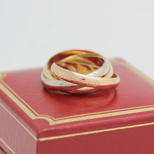 Lade das Bild in den Galerie-Viewer, Cartier Trinity Tricolour 18KT Gold mit Cartier Box in Gr. 55