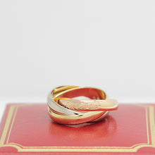 Lade das Bild in den Galerie-Viewer, Cartier Trinity Tricolour 18KT Gold mit Cartier Box in Gr. 50
