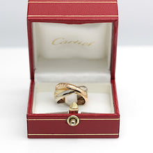 Lade das Bild in den Galerie-Viewer, Les must de Cartier Trinity Tricolour 18KT Gold mit Box & Papiere in Gr. 51