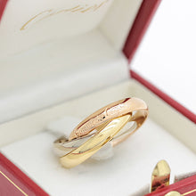 Lade das Bild in den Galerie-Viewer, Cartier Trinity Tricolour 18KT Gold mit Cartier Box in Gr. 54