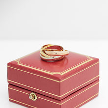 Lade das Bild in den Galerie-Viewer, Cartier Trinity Tricolour 18KT Gold mit Cartier Box in Gr. 50