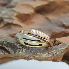 Lade das Bild in den Galerie-Viewer, Les must de Cartier Trinity Tricolour 18KT Gold mit Box & Papiere in Gr. 52