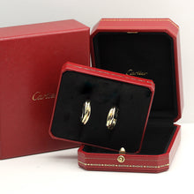 Lade das Bild in den Galerie-Viewer, Cartier Trinity Ohrclips 18KT Gold mit Cartier Box & Papiere