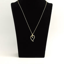 Lade das Bild in den Galerie-Viewer, Tiffany & Co. "offenes Blatt " Halskette mit Diamant in 18KT Gold