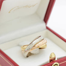 Lade das Bild in den Galerie-Viewer, Les must de Cartier Trinity Tricolour 18KT Gold mit Cartier Box in Gr. 51