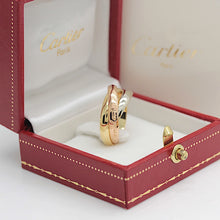 Lade das Bild in den Galerie-Viewer, Les must de Cartier Trinity Tricolour 18KT Gold mit Box & Papiere in Gr. 53