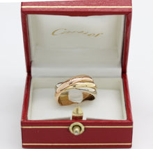 Lade das Bild in den Galerie-Viewer, Cartier Trinity Tricolour 18KT Gold mit Cartier Box in Gr. 54