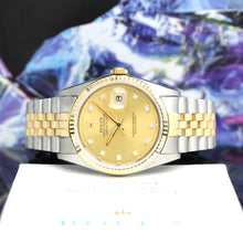 Lade das Bild in den Galerie-Viewer, Datejust Stahl/Gold Ref : 16233