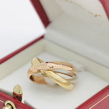 Lade das Bild in den Galerie-Viewer, Cartier Trinity Tricolour 18KT Gold mit Cartier Box in Gr. 54