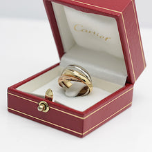 Lade das Bild in den Galerie-Viewer, Les must de Cartier Trinity Tricolour 18KT Gold mit Cartier Box in Gr. 49