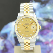 Lade das Bild in den Galerie-Viewer, Datejust Stahl/Gold Ref : 16233