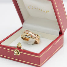 Lade das Bild in den Galerie-Viewer, Les must de Cartier Trinity Tricolour 18KT Gold mit Cartier Box in Gr. 51
