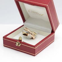Lade das Bild in den Galerie-Viewer, Les must de Cartier Trinity Tricolour 18KT Gold mit Cartier Box in Gr. 51