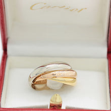 Lade das Bild in den Galerie-Viewer, Les must de Cartier Trinity Tricolour 18KT Gold mit Cartier Box in Gr. 51