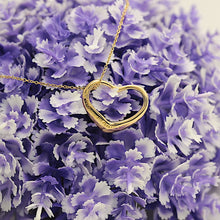 Lade das Bild in den Galerie-Viewer, Tiffany & Co Halskette Elsa Peretti mit großen offenem Herz in 18KT Gold mit Box