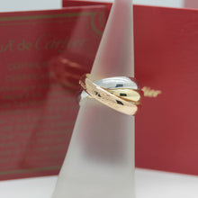 Lade das Bild in den Galerie-Viewer, Les must de Cartier Trinity Tricolour 18KT Gold mit Box & Papiere in Gr. 49