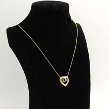 Lade das Bild in den Galerie-Viewer, Tiffany & Co. Herz Diamantanhänger in 18KT Gold mit Box