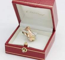 Lade das Bild in den Galerie-Viewer, Cartier Trinity Tricolour 18KT Gold mit Cartier Box in Gr. 50