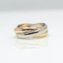 Lade das Bild in den Galerie-Viewer, Les must de Cartier Trinity Tricolour 18KT Gold mit Cartier Box in Gr. 53