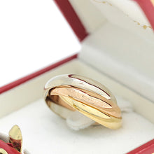 Lade das Bild in den Galerie-Viewer, Cartier Trinity Tricolour 18KT Gold mit Cartier Box in Gr. 54