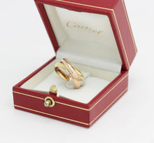 Lade das Bild in den Galerie-Viewer, Les must de Cartier Trinity Tricolour 18KT Gold mit Cartier Box in Gr. 51