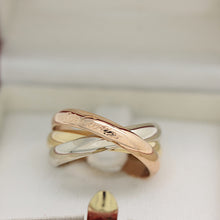 Lade das Bild in den Galerie-Viewer, Cartier Trinity Tricolour 18KT Gold mit Cartier Box in Gr. 54