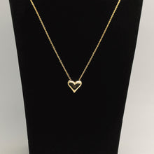 Lade das Bild in den Galerie-Viewer, Tiffany & Co. Pinched Heart Halskette in 18KT Gold mit Box