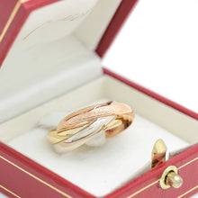 Lade das Bild in den Galerie-Viewer, Cartier Trinity Tricolour 18KT Gold mit Cartier Box in Gr. 54
