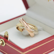 Lade das Bild in den Galerie-Viewer, Cartier Trinity Tricolour 18KT Gold mit Cartier Box in Gr. 50