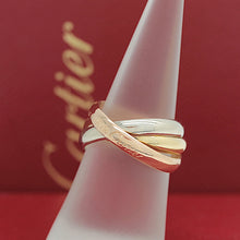 Lade das Bild in den Galerie-Viewer, Cartier Trinity Tricolour 18KT Gold mit Cartier Box in Gr. 54