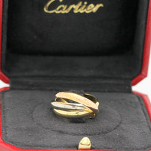 Lade das Bild in den Galerie-Viewer, Les must de Cartier Trinity Tricolour 18KT Gold mit Cartier Box in Gr. 54