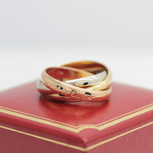 Lade das Bild in den Galerie-Viewer, Cartier Trinity Tricolour 18KT Gold mit Cartier Box in Gr. 55