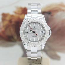 Lade das Bild in den Galerie-Viewer, Rolex Yachtmaster Medium Stahl/Platin Ref: 168622 mit Rolex Box & Papiere
