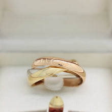 Lade das Bild in den Galerie-Viewer, Les must de Cartier Trinity Tricolour 18KT Gold mit Cartier Box in Gr. 52