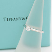 Lade das Bild in den Galerie-Viewer, Tiffany & Co. Verlobungsring Platin 950- Gr.53 - Box & Zertifikat 0,23 ct - VS2