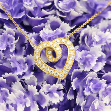 Lade das Bild in den Galerie-Viewer, Tiffany & Co. Herz Diamantanhänger in 18KT Gold mit Box